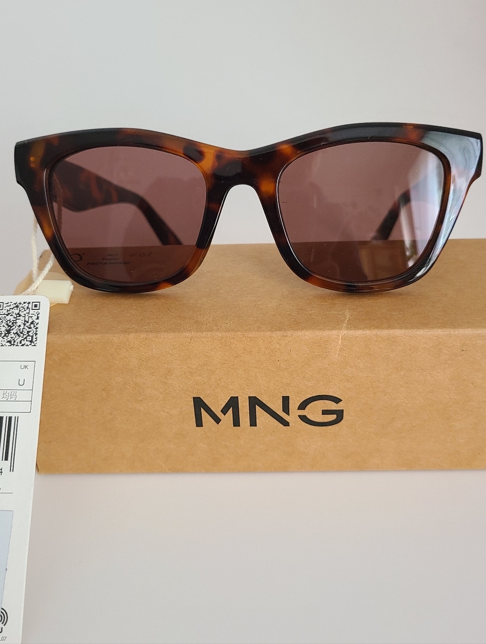 Mango Tortoiseshell Sunglasses with Brown Lenses